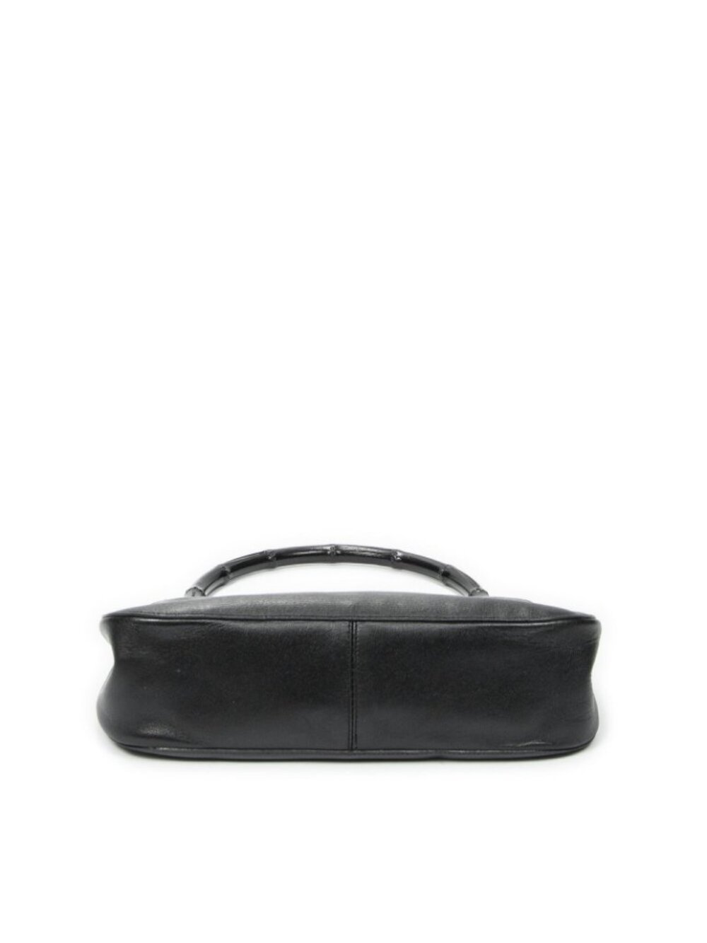 Gucci Bamboo Hobo Black Texture Leather - Picture 6 of 10